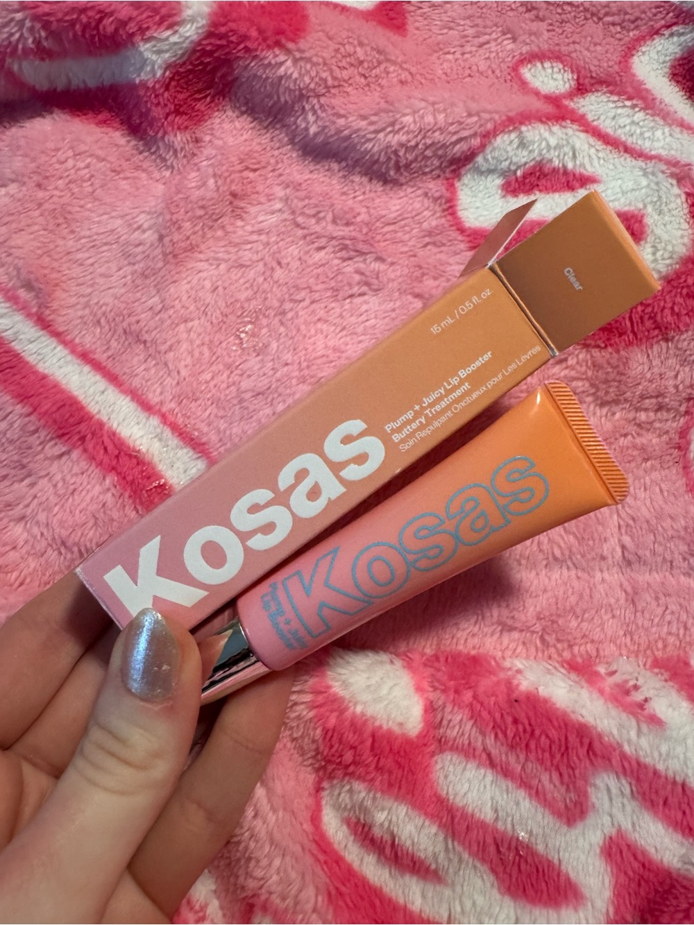 Kosas Plump + Juicy Lip Booster Buttery Treatment In Clear New In Box